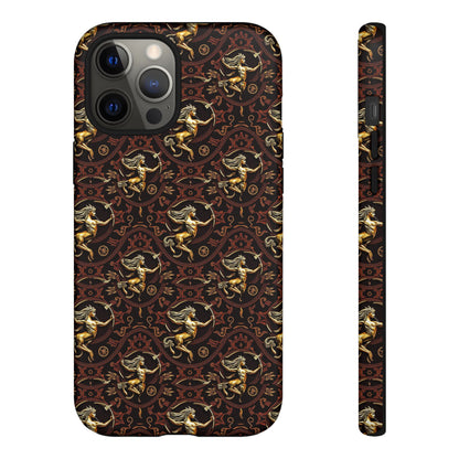 Tough Cases, Sagittarius, Zodiac, Metal Pattern