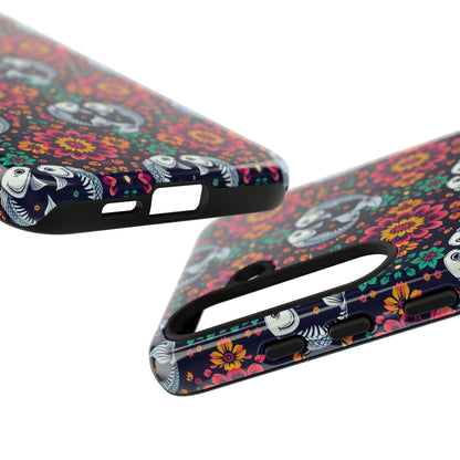Tough Cases, Pisces, Zodiac v4, Flower Pattern