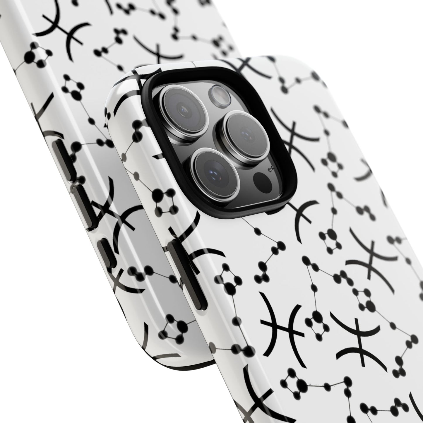 Tough Cases with the Pisces Zodiac sign for iPhone, Samsung Galaxy, and Google Pixel devices