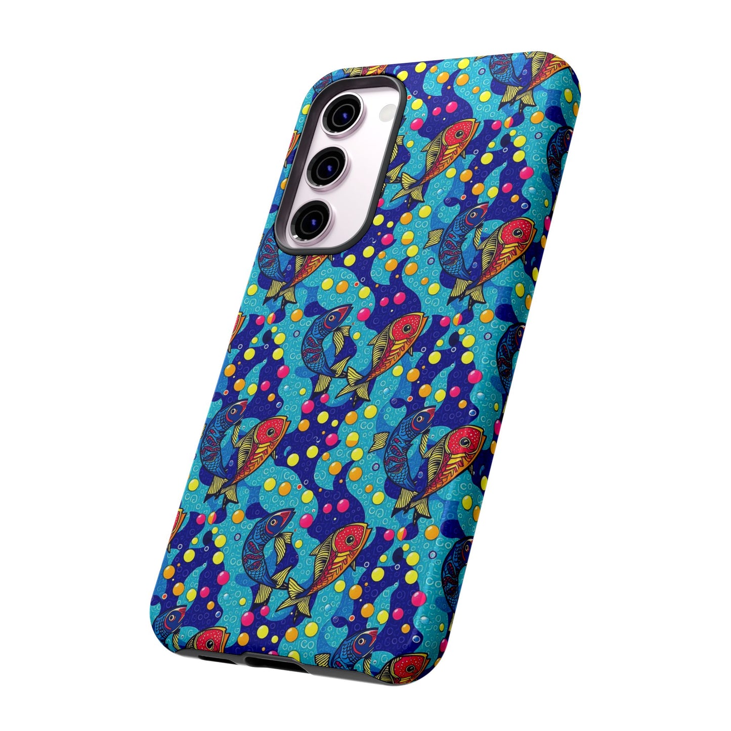 Tough Cases, Pisces, Zodiac v2, Bubble Pattern