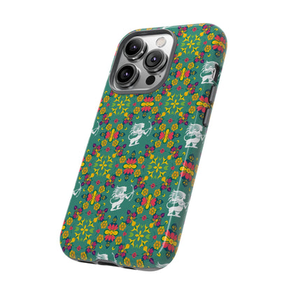 Tough Cases, Sagittarius, Zodiac, Flower Pattern