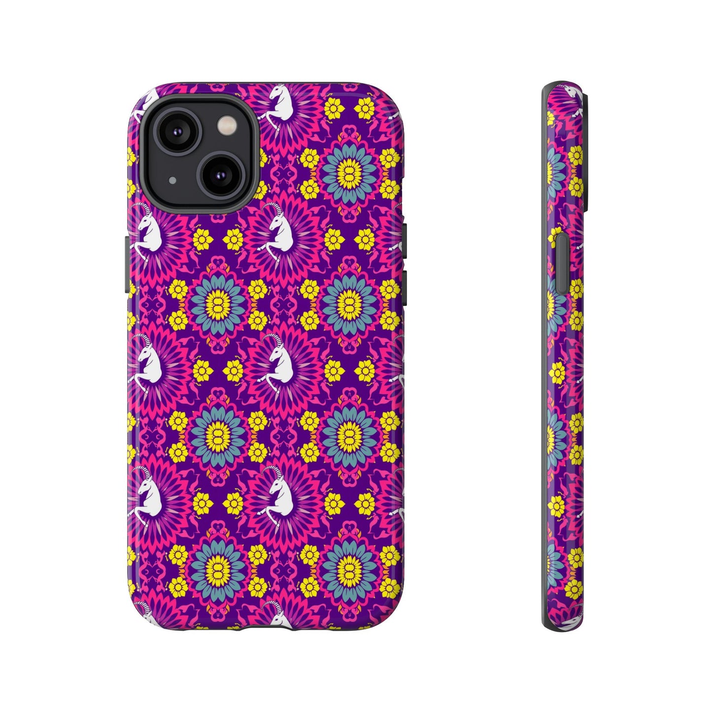 Tough Cases, Capricorn, Zodiac, Flower Pattern