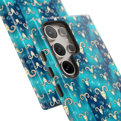 Tough Cases, Aries, Zodiac v1, Bubble Pattern