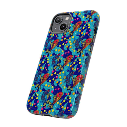 Tough Cases, Pisces, Zodiac v2, Bubble Pattern