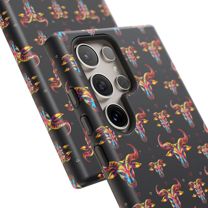 Tough Cases, Taurus, Zodiac, Metal Pattern