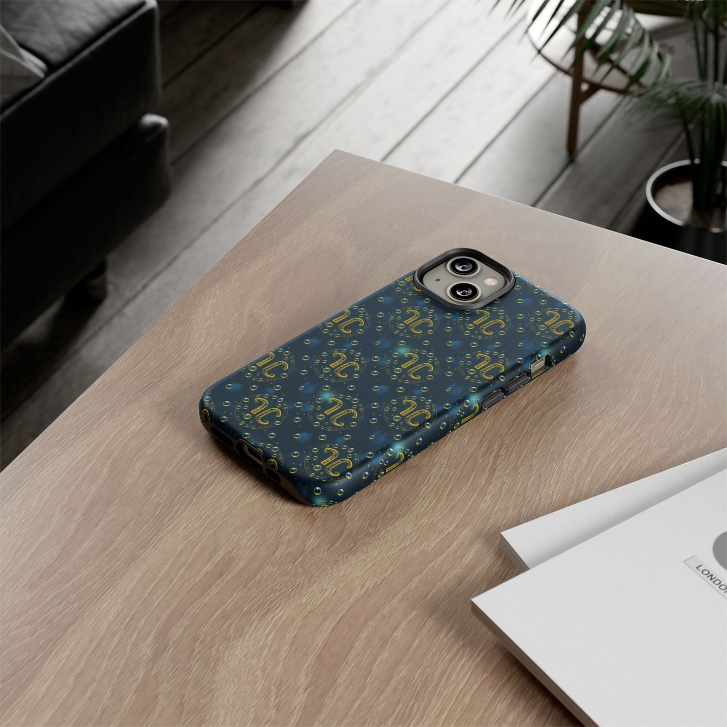 Tough Cases, Aquarius, Zodiac v2, Bubble Pattern