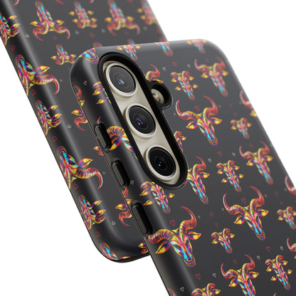 Tough Cases, Taurus, Zodiac, Metal Pattern