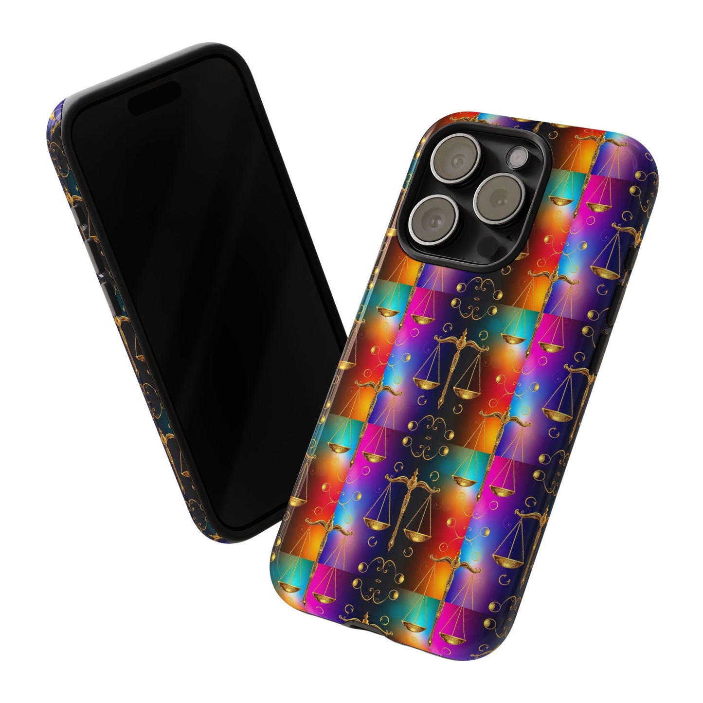 Tough Cases, Libra, Zodiac v1, Metal Pattern