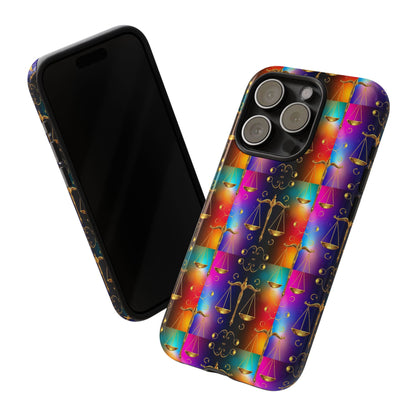 Tough Cases, Libra, Zodiac v1, Metal Pattern