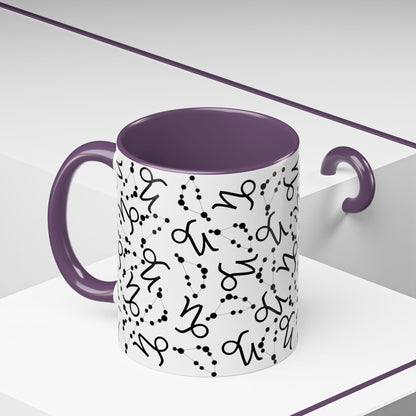 Accent Coffee Mug with the Capricorn sign (11, 15oz)