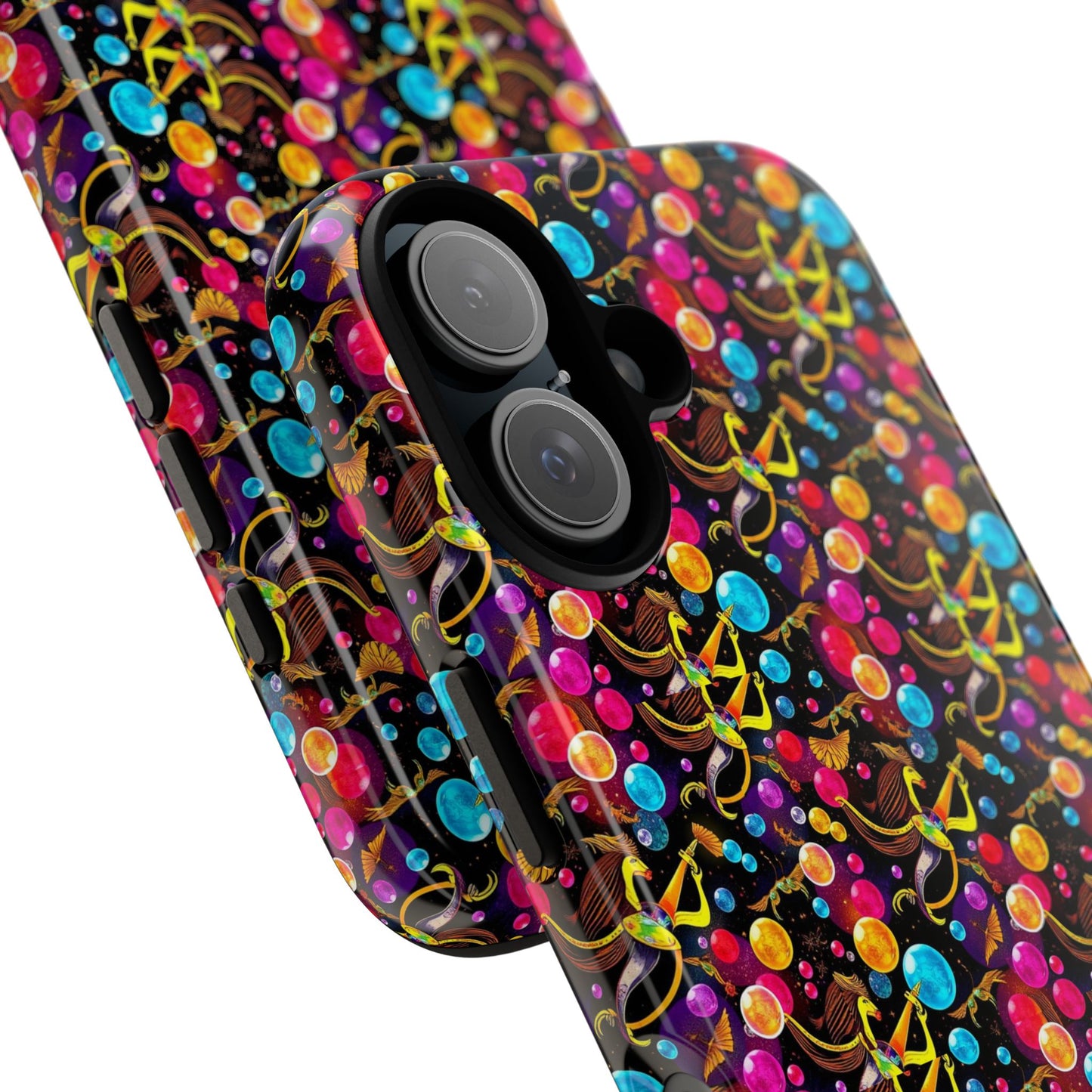 Tough Cases, Sagittarius, Zodiac v1, Bubble Pattern