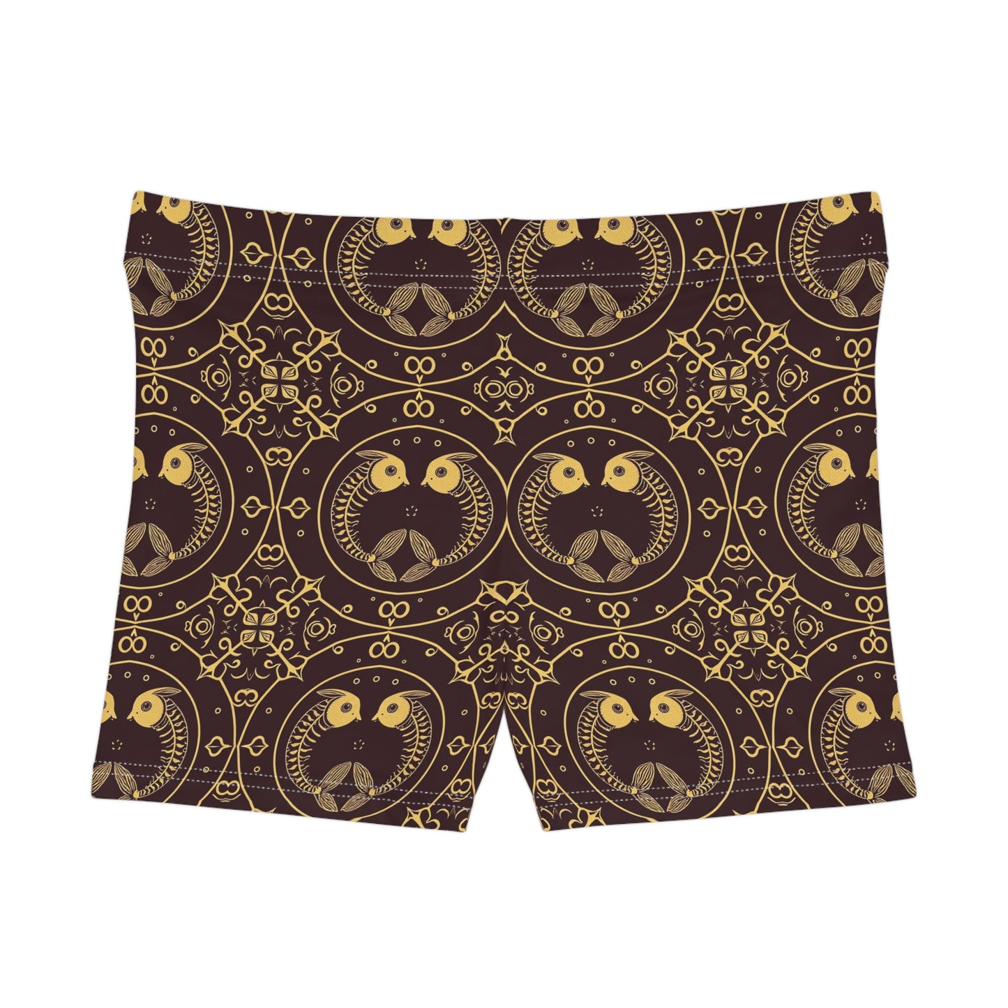 Women's Shorts, AOP, Pisces, Zodiac v1, Pattern