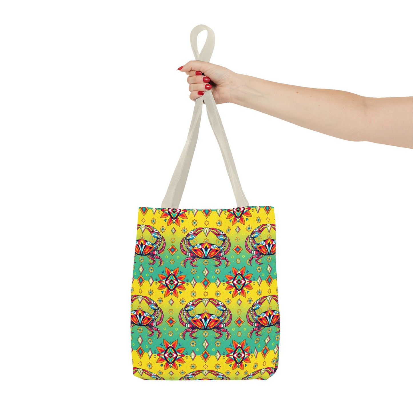 Tote Bag (AOP), Cancer, Zodiac, Jewel Pattern