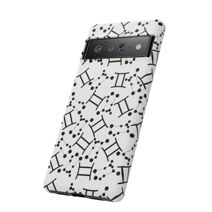 Tough Cases with the Gemini Zodiac sign for iPhone, Samsung Galaxy, and Google Pixel devices