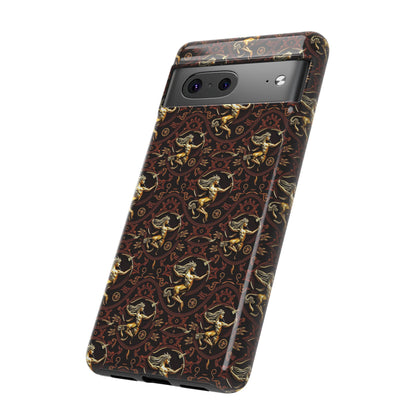 Tough Cases, Sagittarius, Zodiac, Metal Pattern