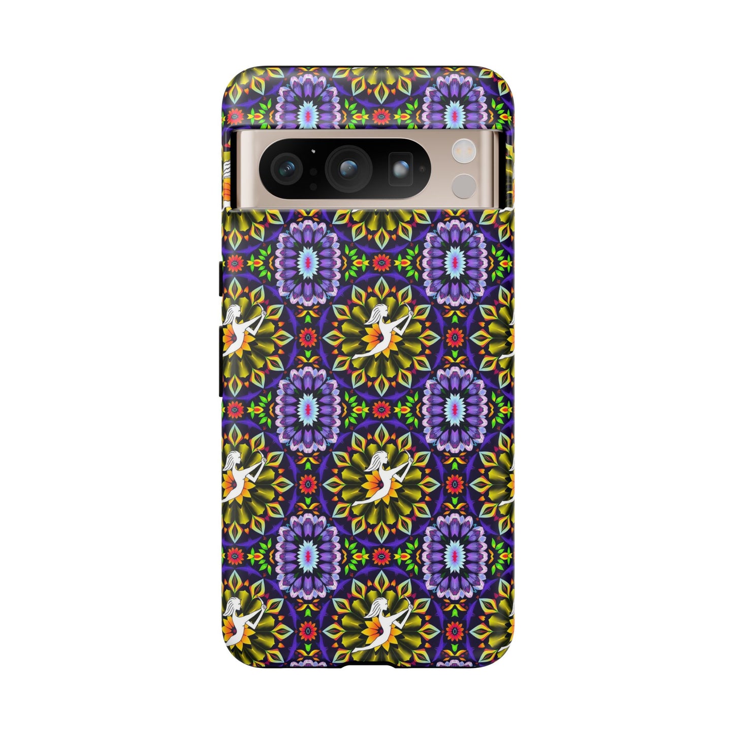 Tough Cases, Sagittarius, Zodiac v1, Flower Pattern