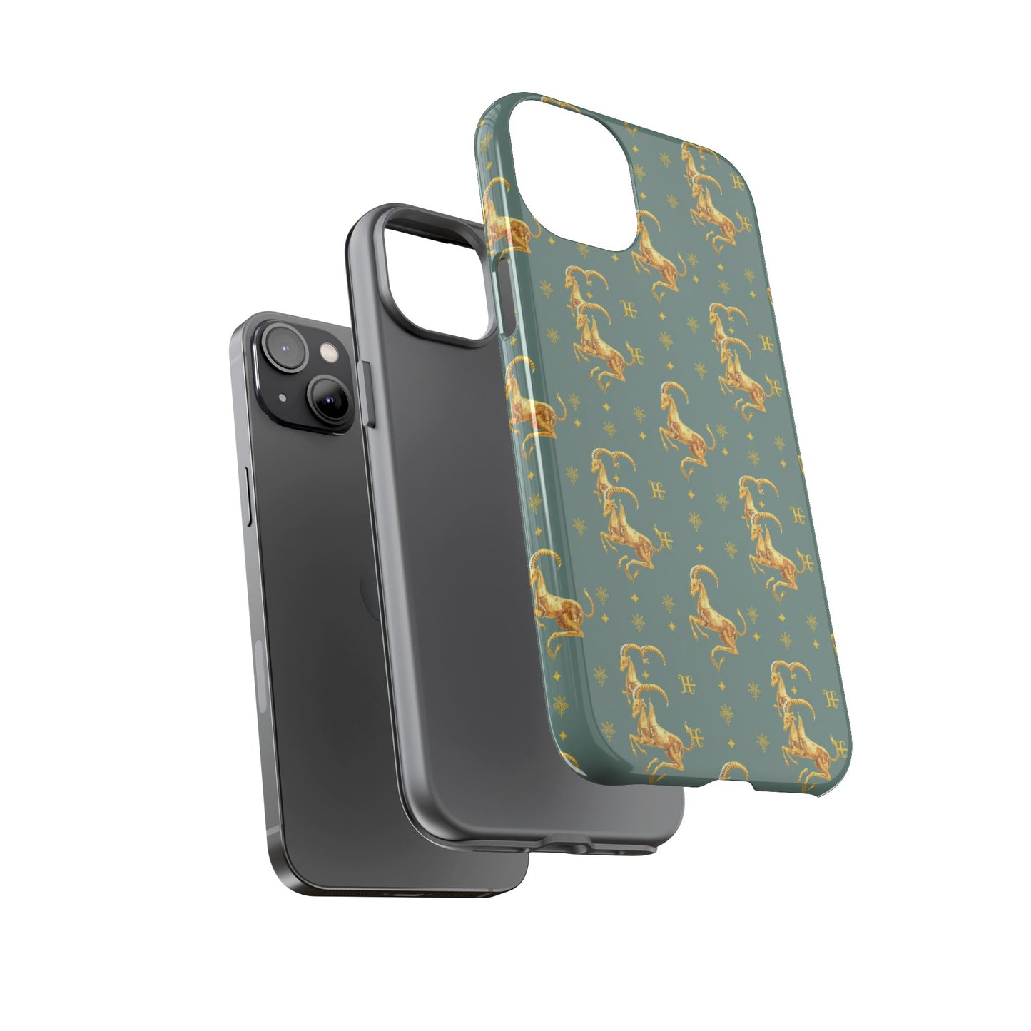 Tough Cases, Capricorn, Zodiac v1, Metal Pattern