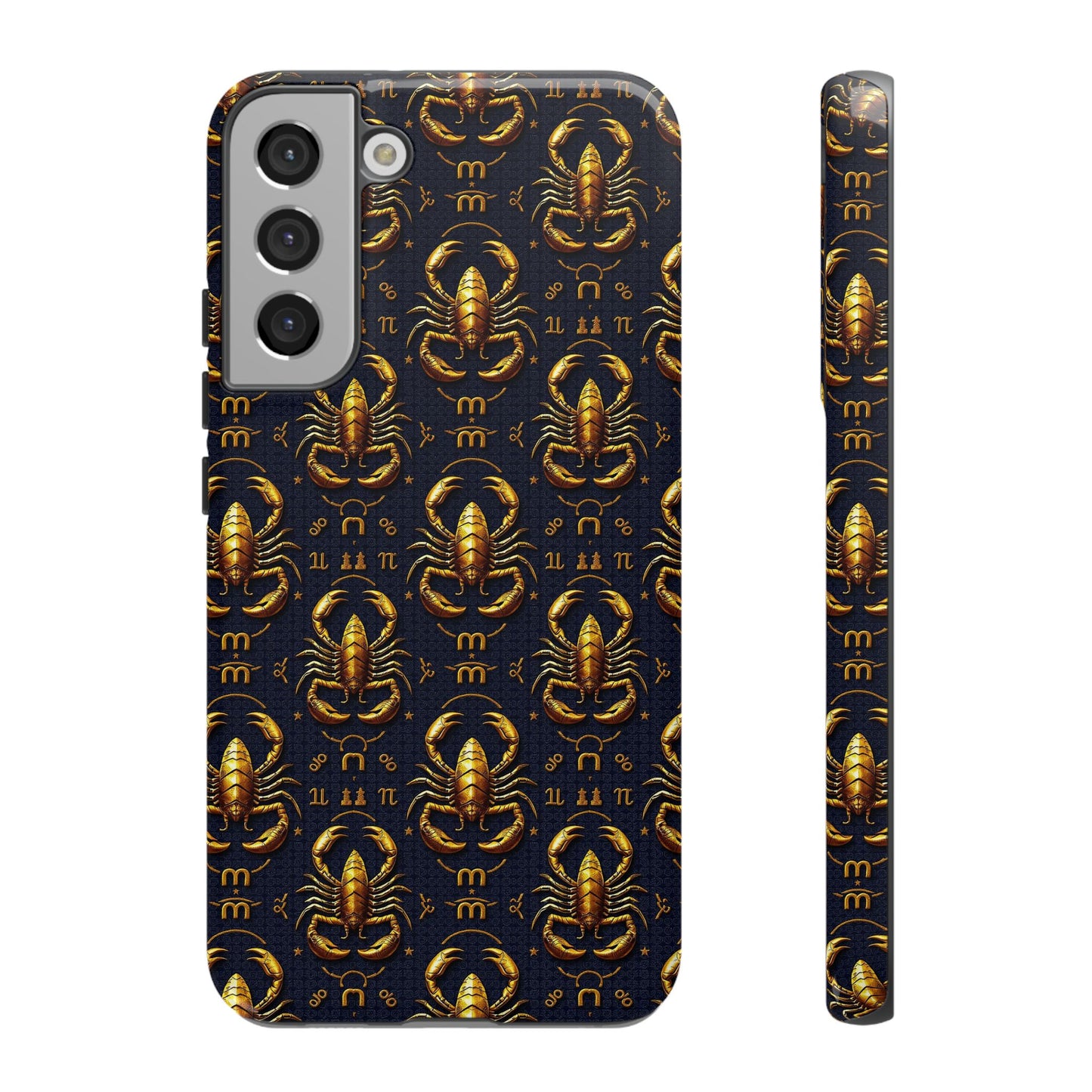 Tough Cases, Scorpio, Zodiac, Metal Pattern