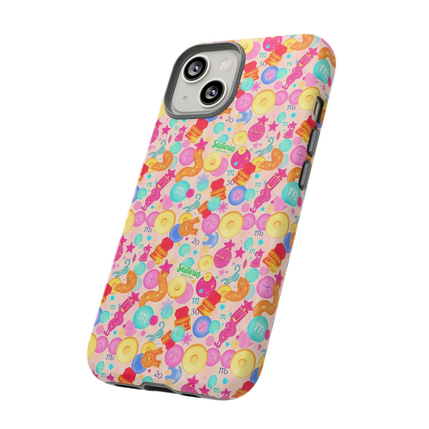 Tough Cases, Sagittarius, Zodiac v2, Bubble Pattern