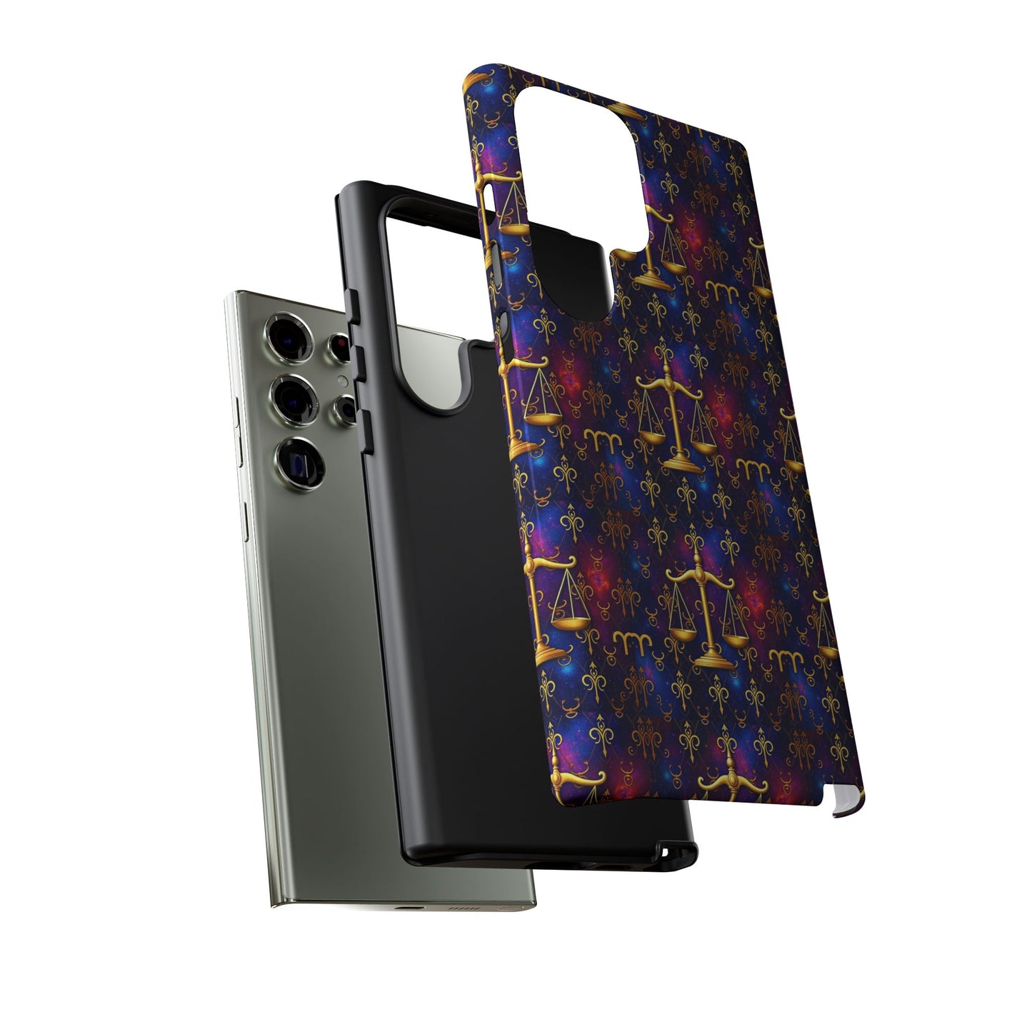Tough Cases, Libra, Zodiac v2, Metal Pattern
