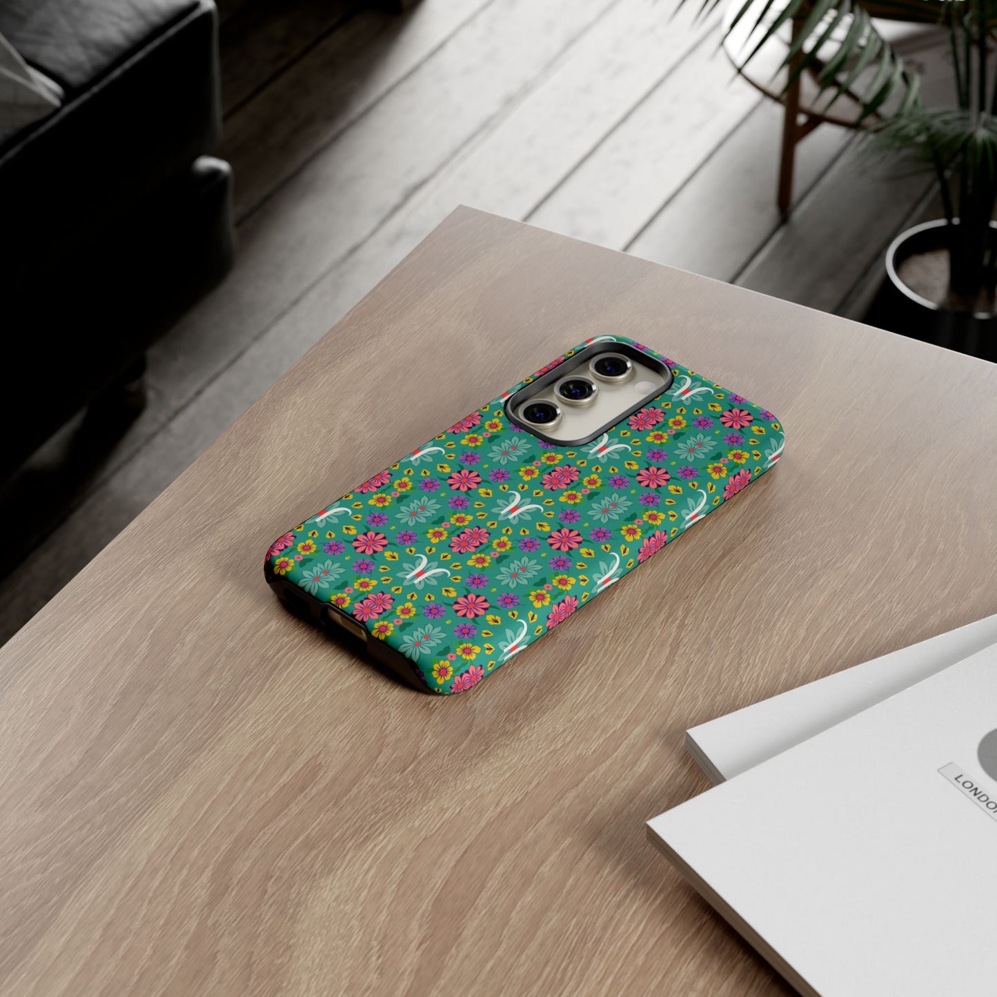 Tough Cases, Aquarius, Zodiac v4, Flower Pattern