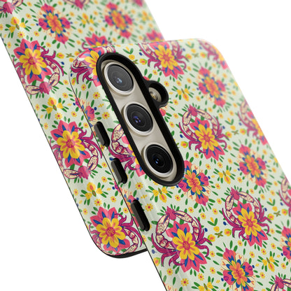 Tough Cases, Cancer, Zodiac v3, Flower Pattern