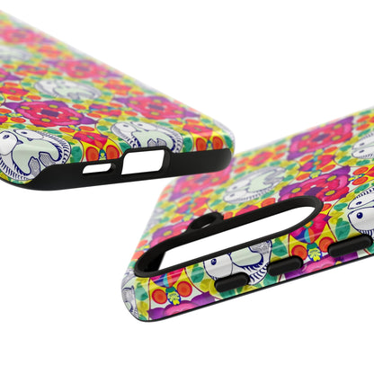 Tough Cases, Pisces, Zodiac v2, Flower Pattern