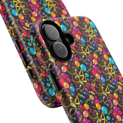 Tough Cases, Sagittarius, Zodiac v1, Bubble Pattern