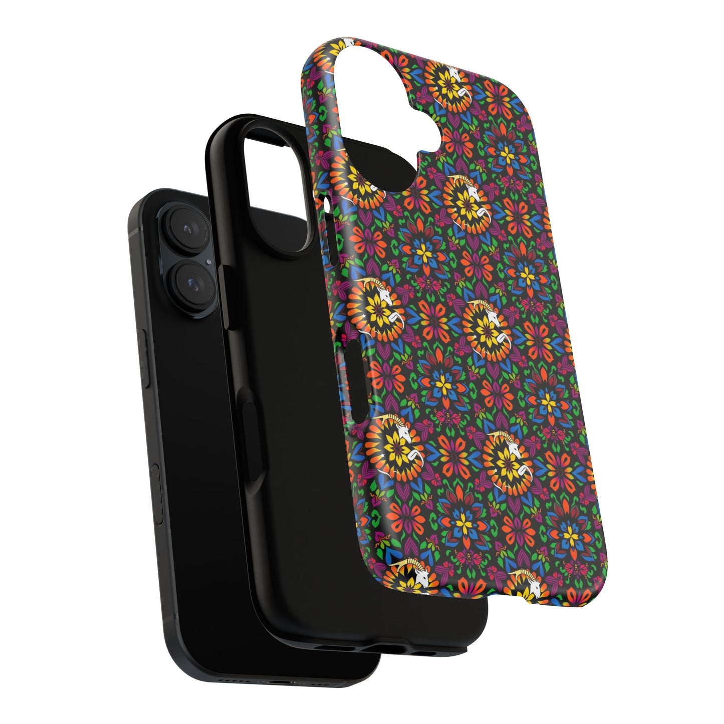 Tough Cases, Capricorn, Zodiac v2, Flower Pattern
