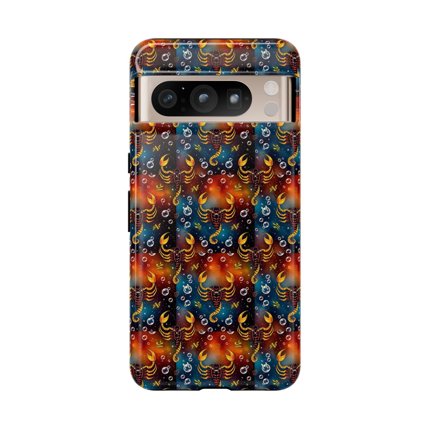 Tough Cases, Scorpio, Zodiac v2, Bubble Pattern