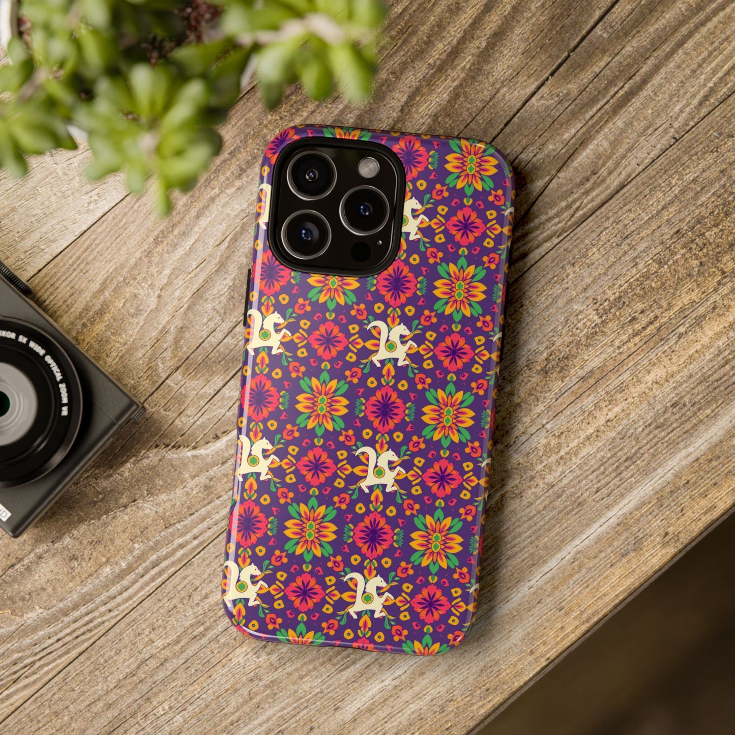 Tough Cases, Aquarius, Zodiac v1, Flower Pattern