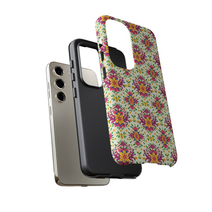 Tough Cases, Cancer, Zodiac v3, Flower Pattern