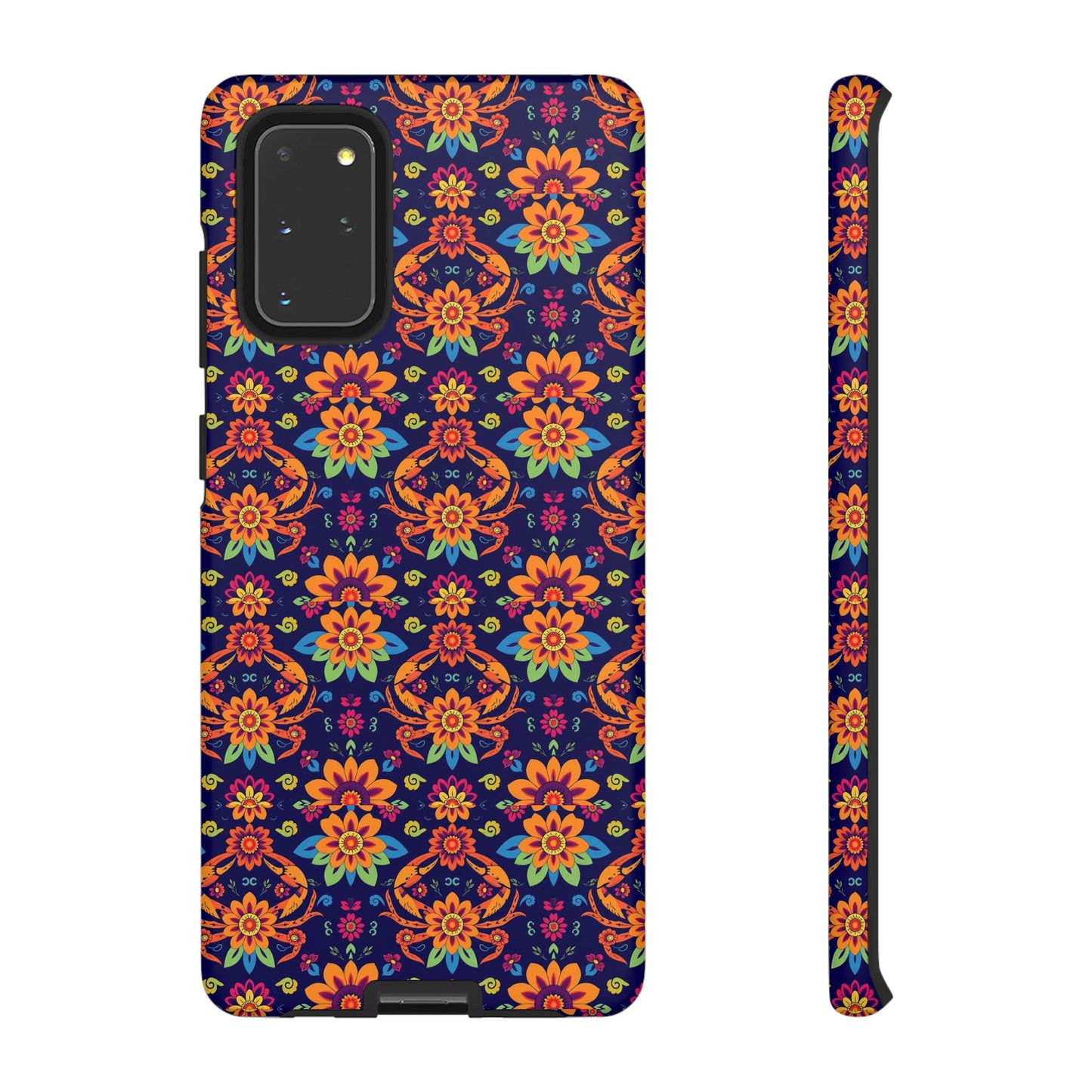 Tough Cases, Cancer, Zodiac, Flower Pattern