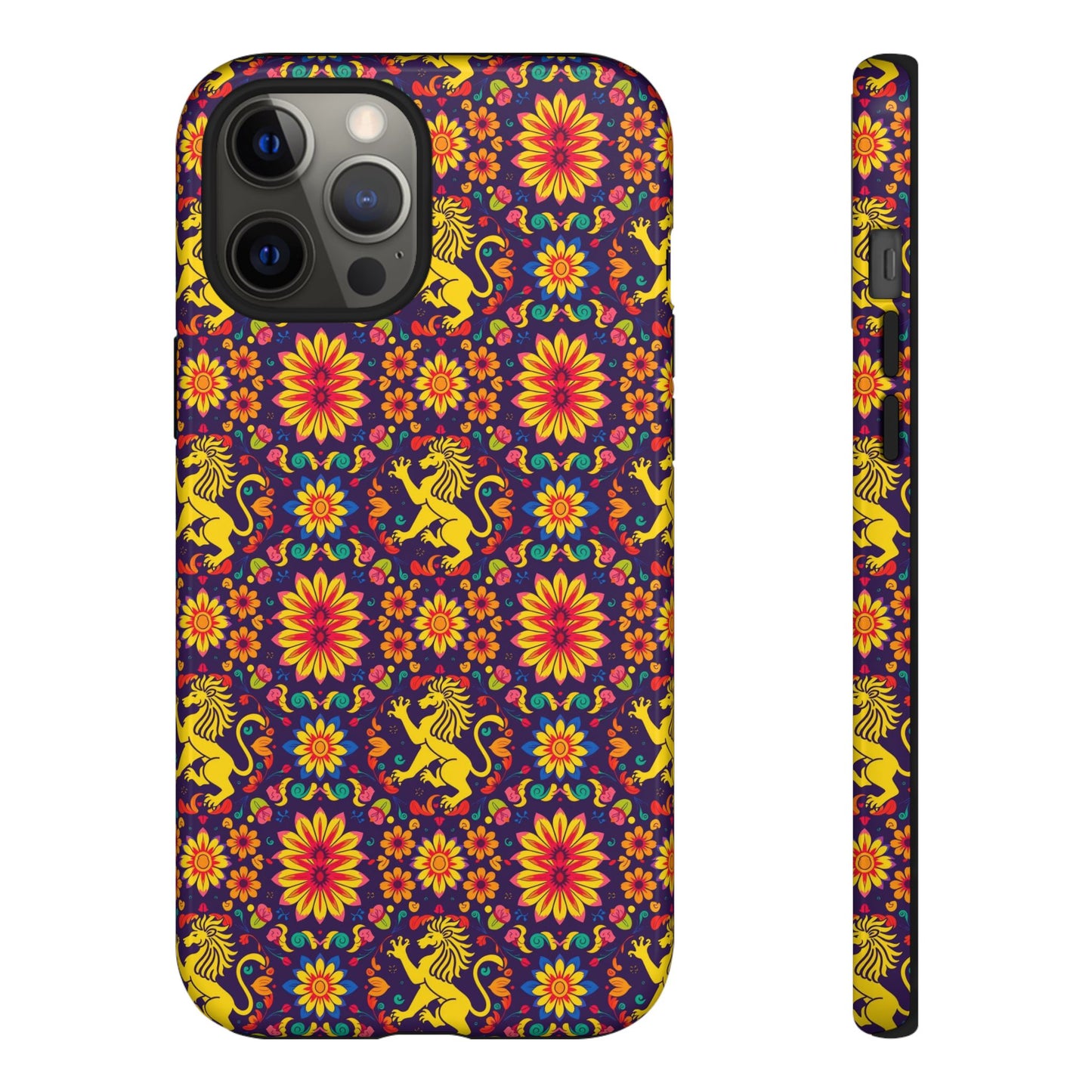 Tough Cases, Leo, Zodiac, Flower Pattern