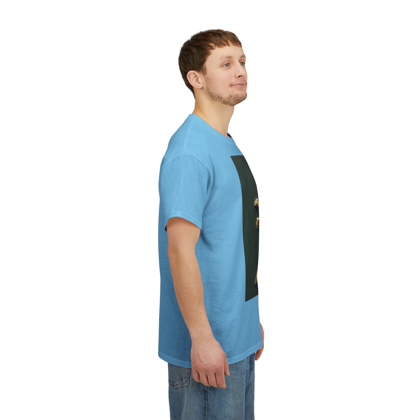 Unisex Heavy Cotton T-Shirt, Capricorn Animal v1, Symbol, Zodiac Design