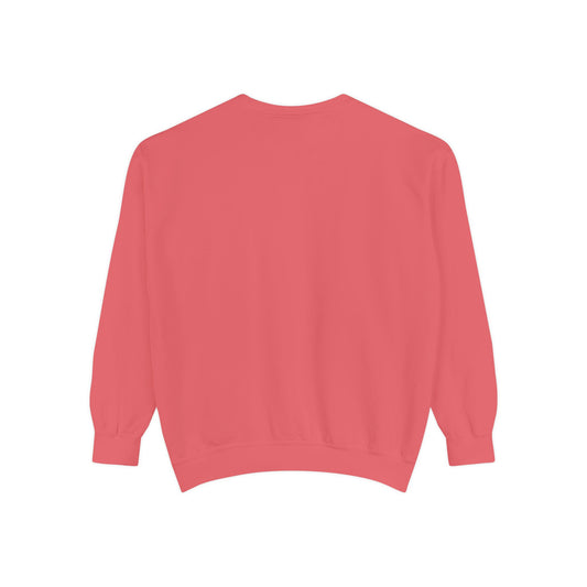 Garment-Dyed Sweatshirt, Unisex, Space Animal Design v1, Cancer
