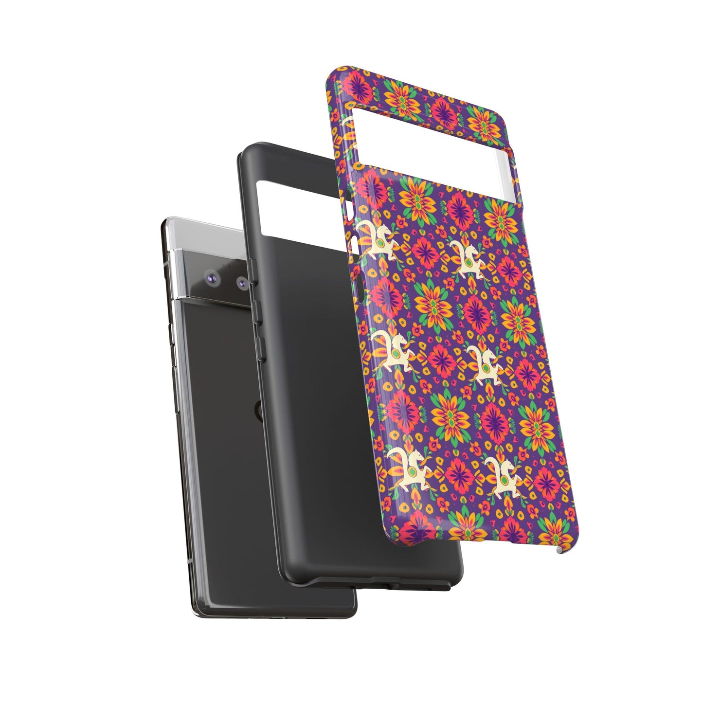 Tough Cases, Aquarius, Zodiac v1, Flower Pattern