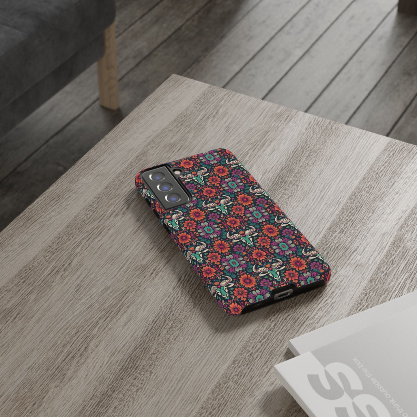 Tough Cases, Taurus, Zodiac v4, Flower Pattern