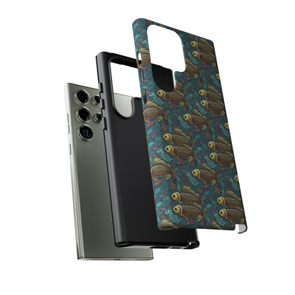 Tough Cases, Pisces, Zodiac v1, Metal Pattern