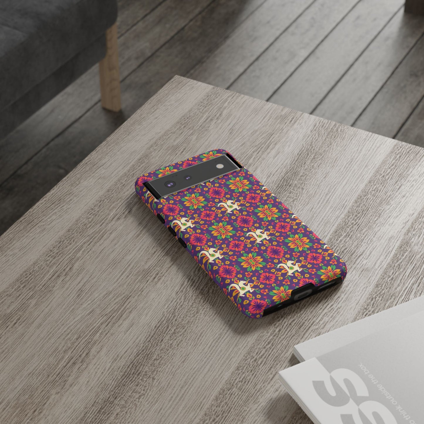Tough Cases, Aquarius, Zodiac v1, Flower Pattern