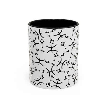 Accent Coffee Mug with the Pisces sign (11, 15oz)