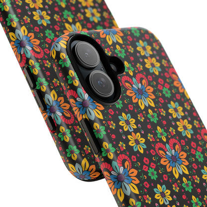 Tough Cases, Aries, Zodiac v2, Flower Pattern