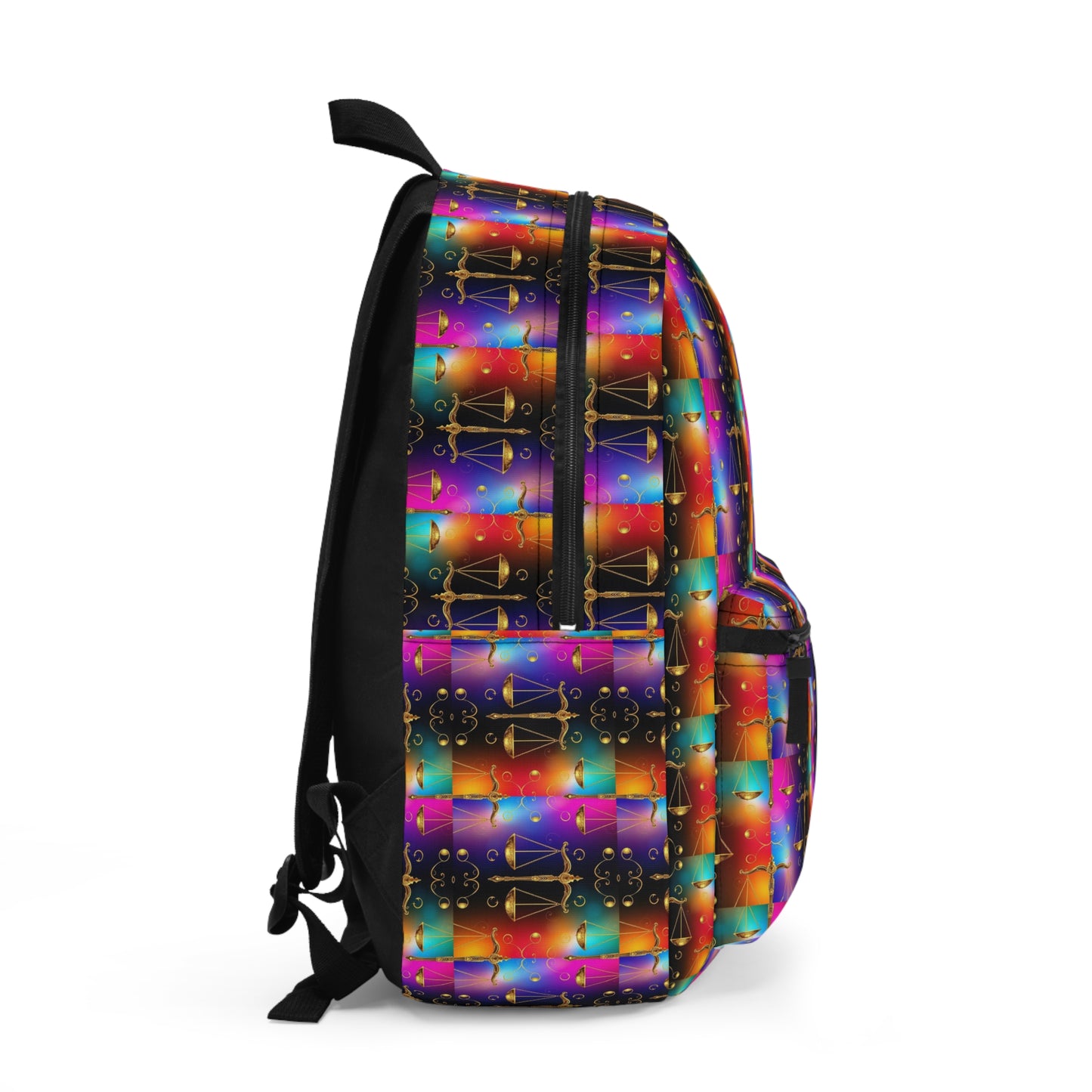 Backpack, Libra, Zodiac v2, Metal Pattern