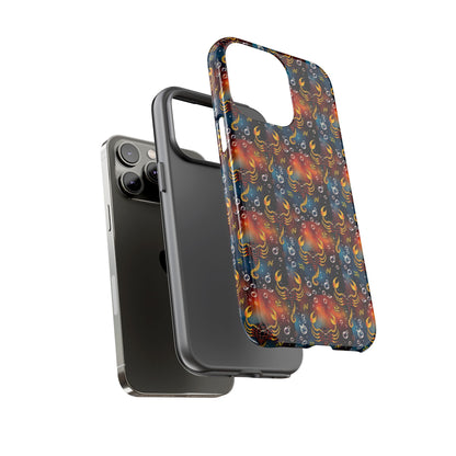 Tough Cases, Scorpio, Zodiac v2, Bubble Pattern