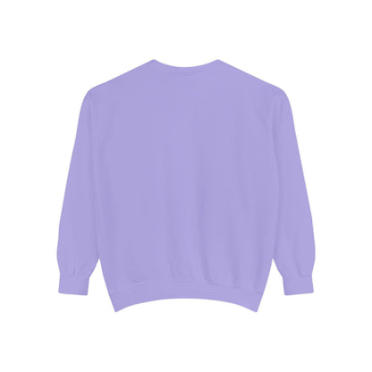 Garment-Dyed Sweatshirt, Unisex, Space Animal Design v1, Virgo