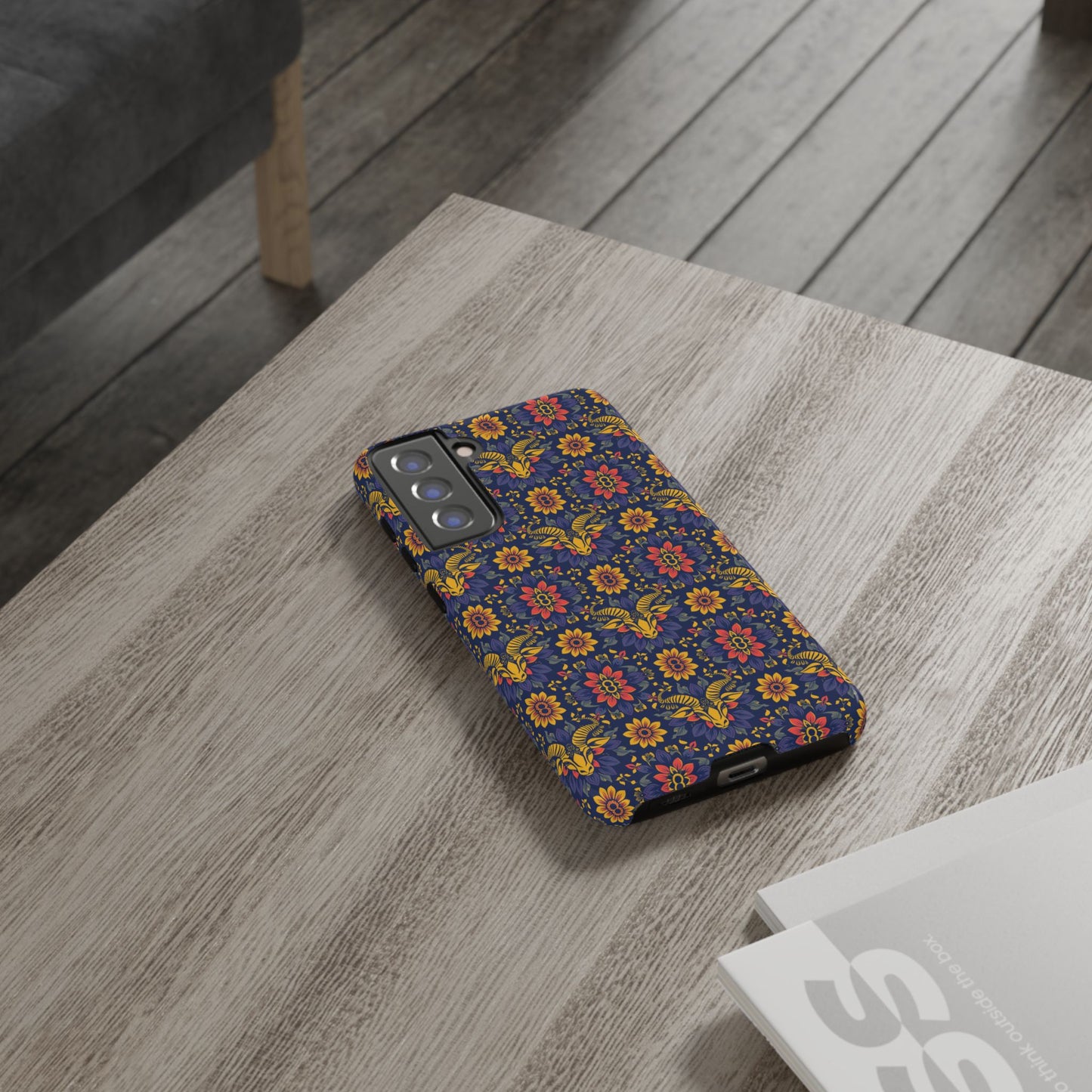 Tough Cases, Taurus, Zodiac v3, Flower Pattern