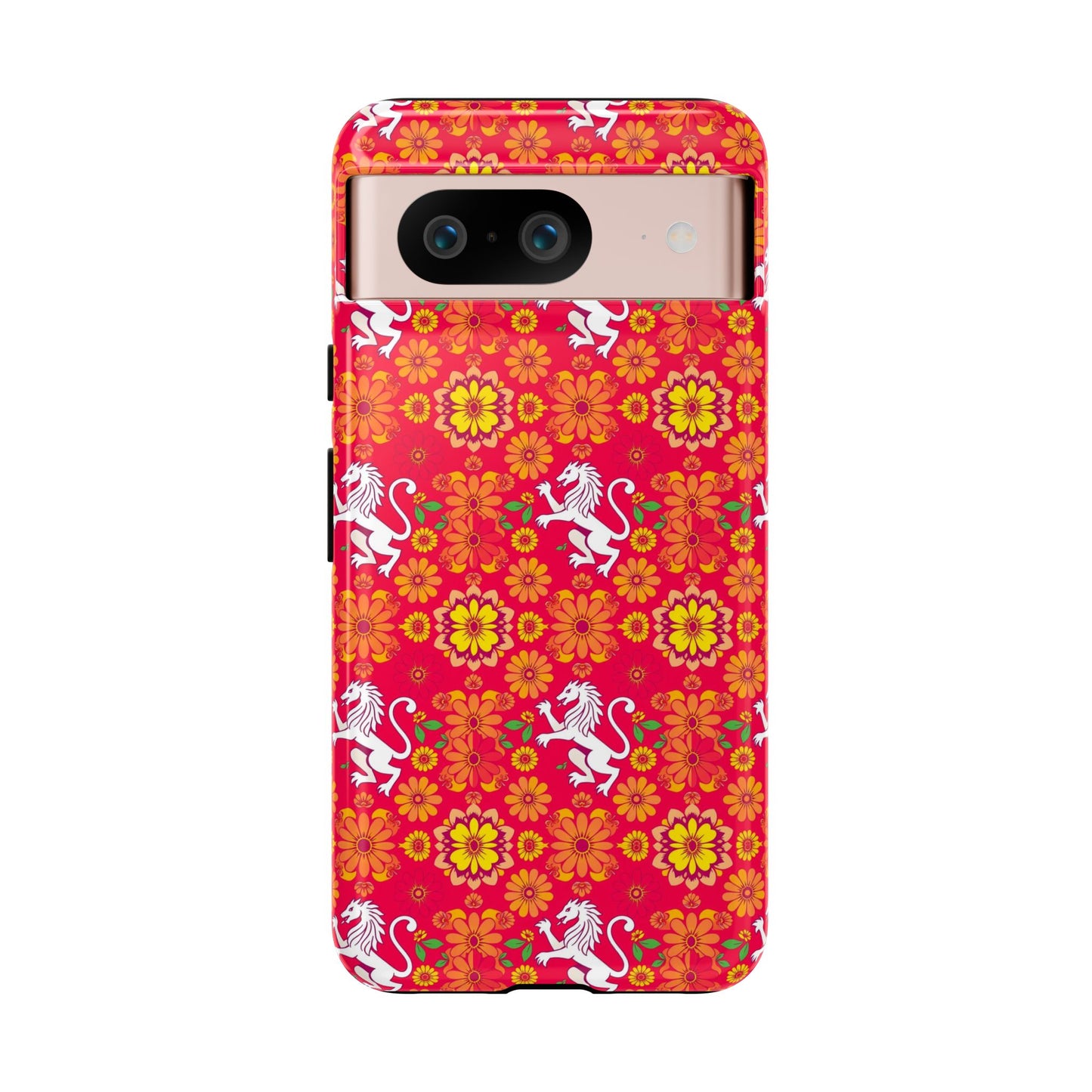 Tough Cases, Leo, Zodiac v4, Flower Pattern