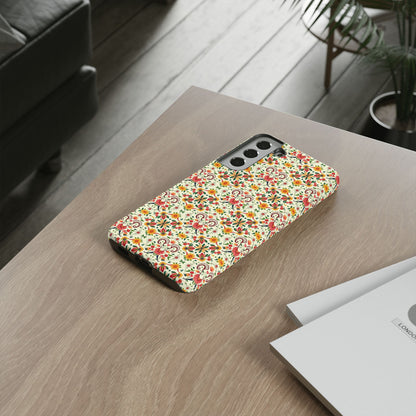 Tough Cases, Aries, Zodiac, Flower Pattern