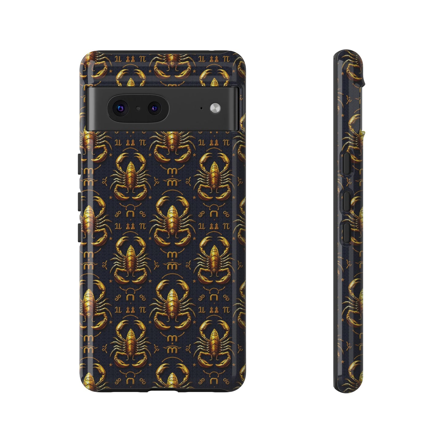 Tough Cases, Scorpio, Zodiac, Metal Pattern