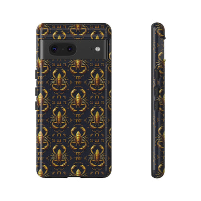 Tough Cases, Scorpio, Zodiac, Metal Pattern